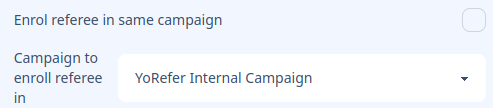 Select alternative campaign